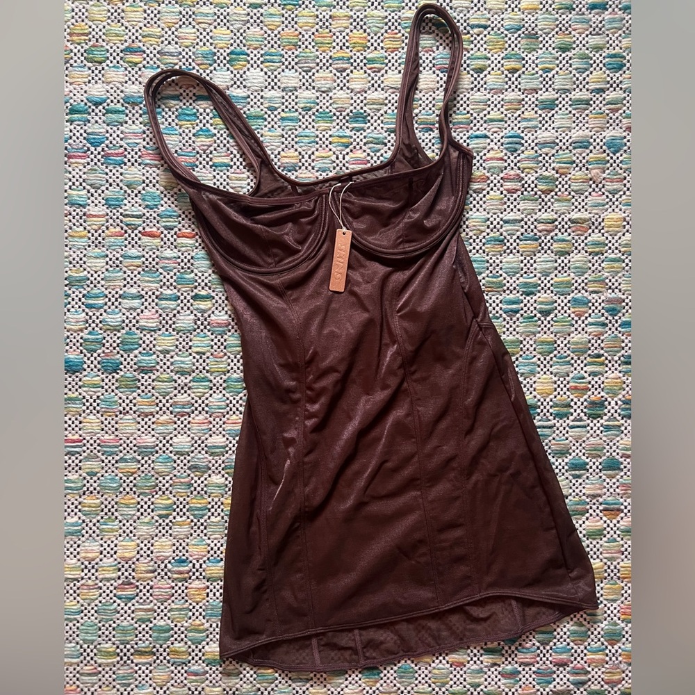 SKIMS MESH DRESS
